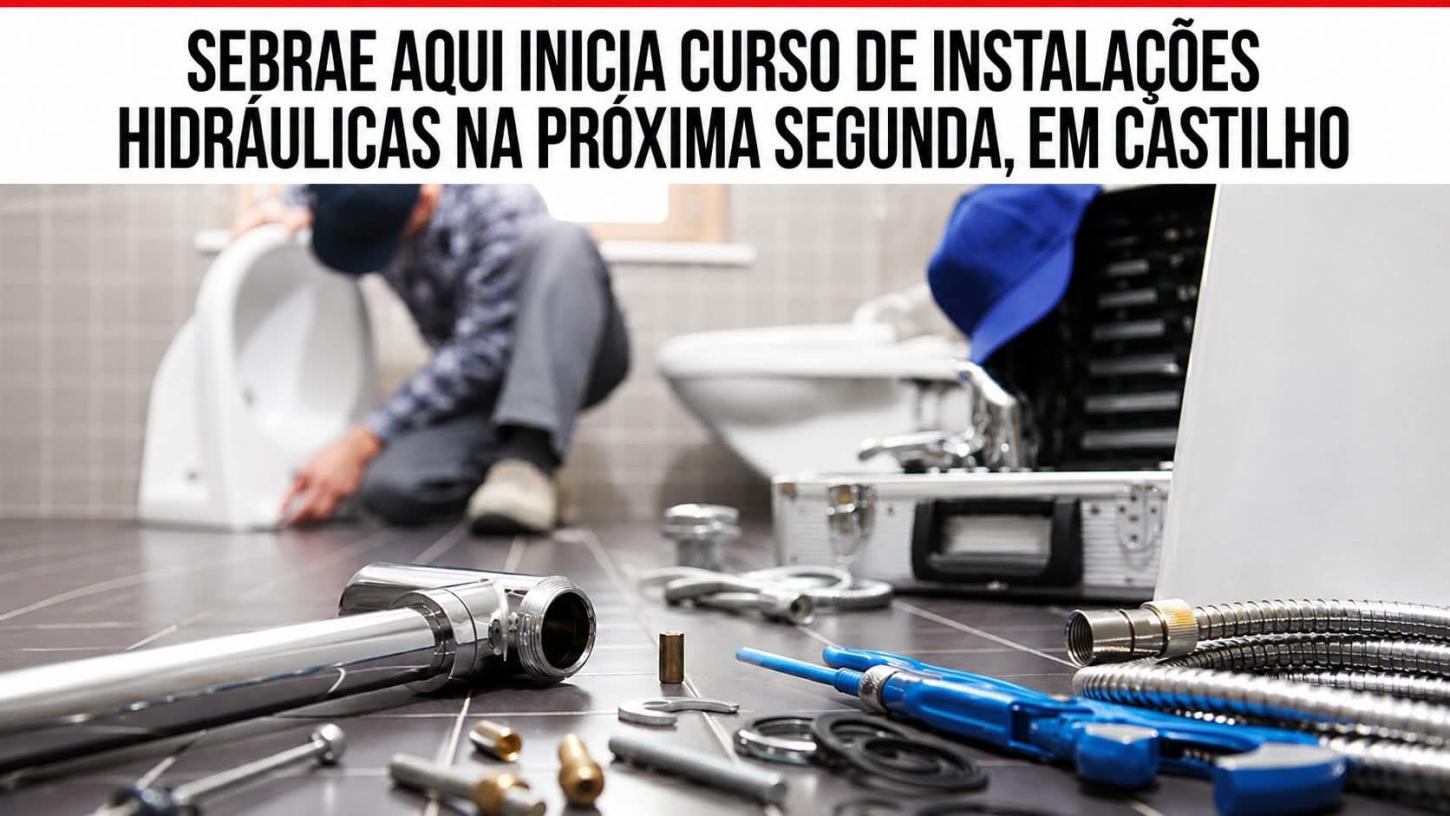 Sebrae Aqui iniciou o curso de instalações hidráulicas em Castilho (SP)