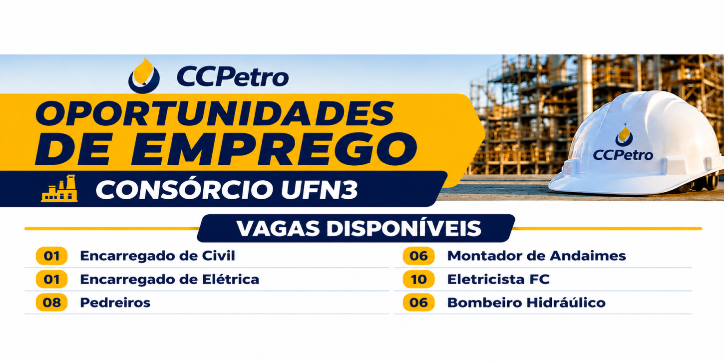 Balcão de emprego em Castilho (SP) divulga vagas para a UFN-3