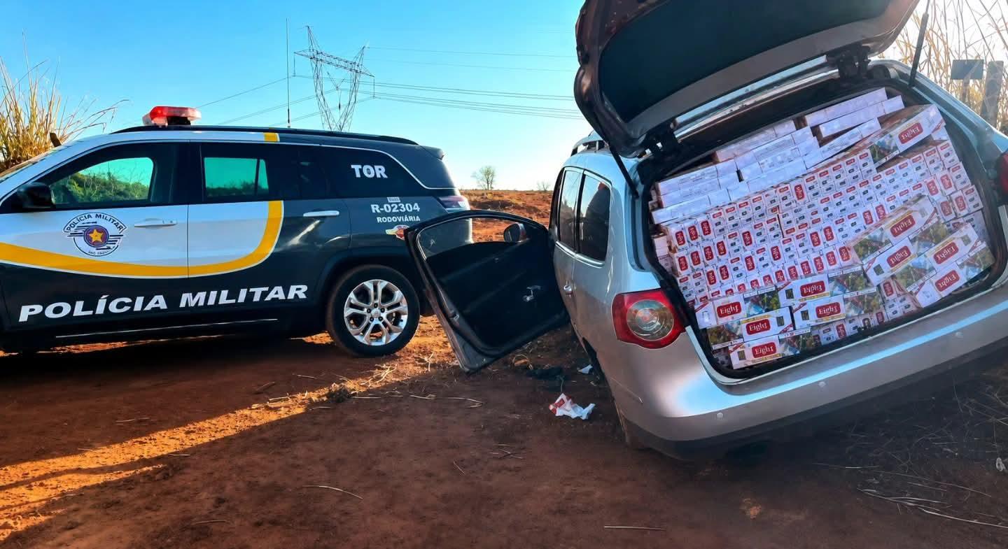 Contrabandista com cigarros, anabolizantes, medicamentos e cigarros eletrônicos é preso em Castilho