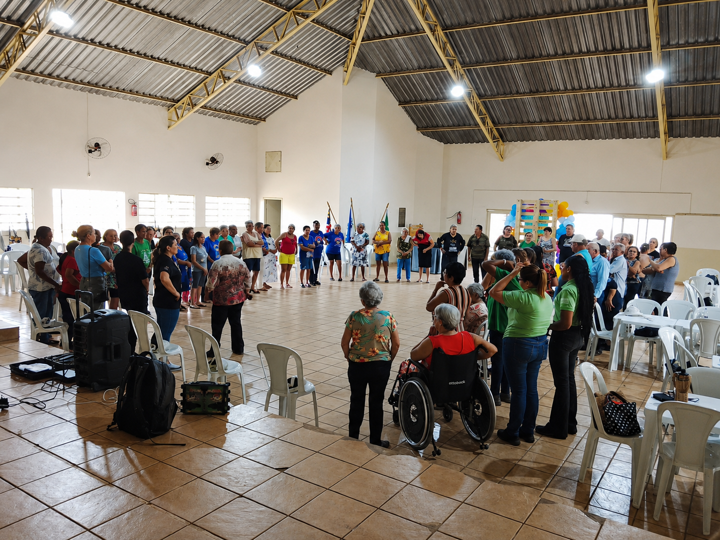 Grupo Reviver Melhor Idade participa de bate-papo sobre segurança e economia de energia em Castilho (SP)