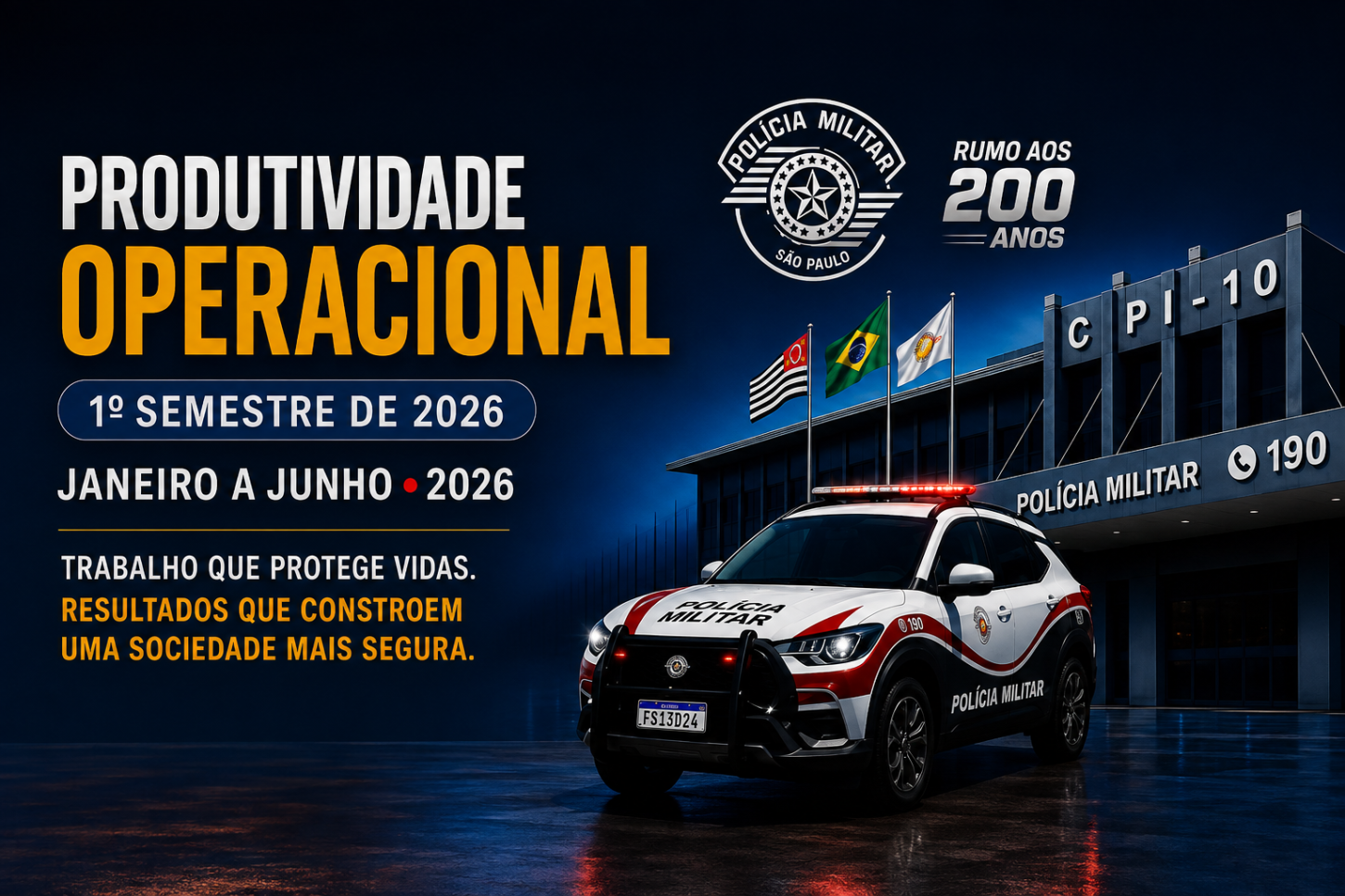Polícia Militar apresenta redução dos principais índices criminais na região 