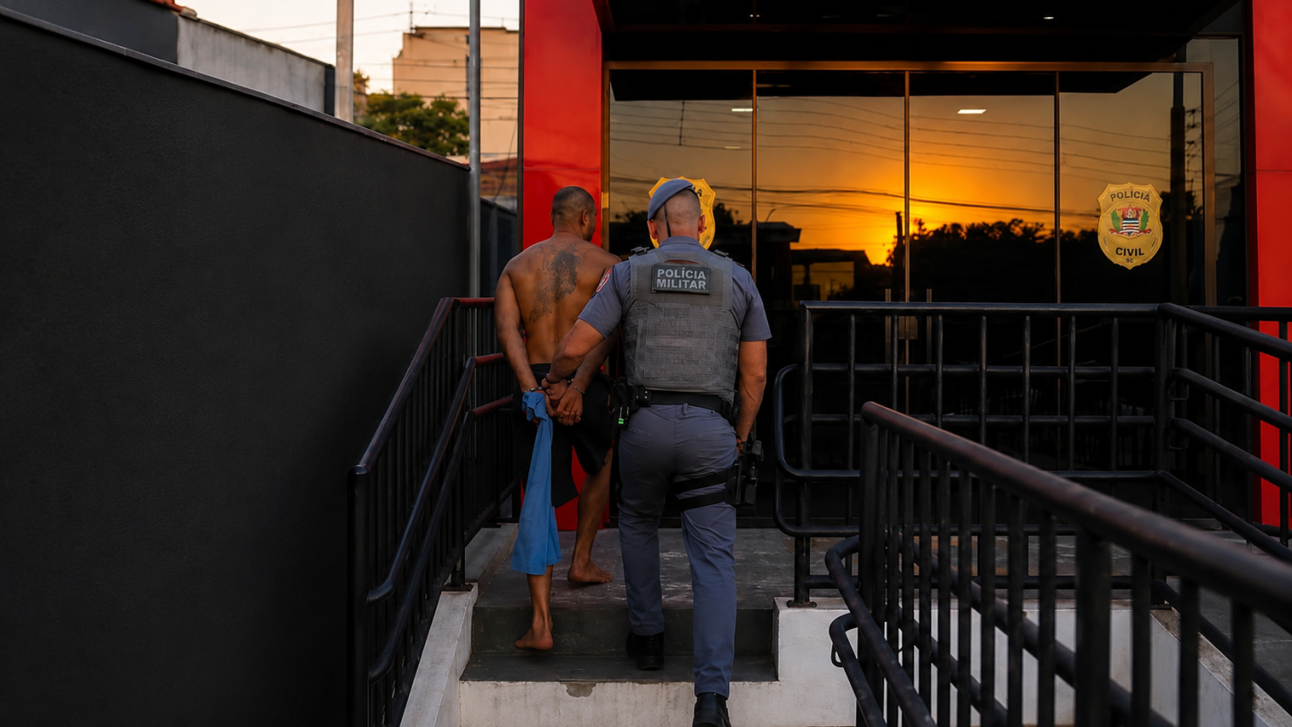 Policia Militar captura procurado pela justiça em Castilho (SP)
