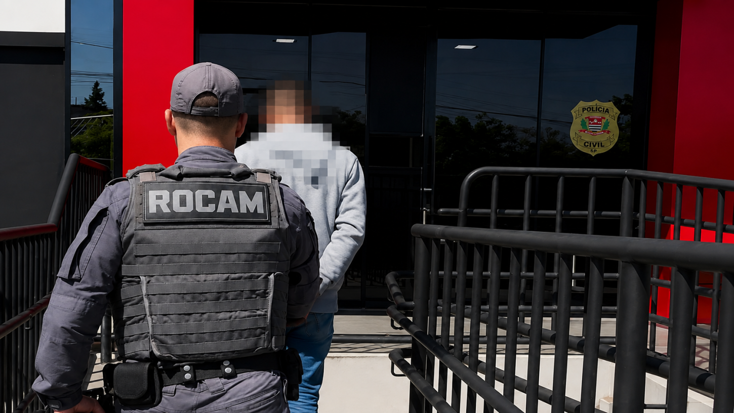Rocam captura procurado por importunação sexual contra adolescente em Andradina (SP)