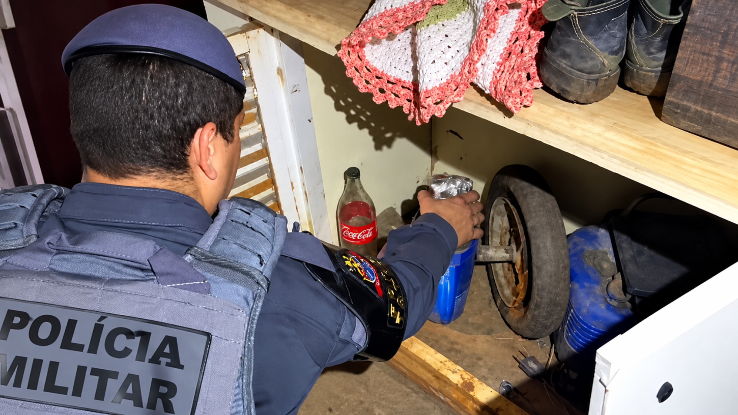 Força Tática prende homem e apreende adolescente por tráfico de drogas em Andradina (SP)