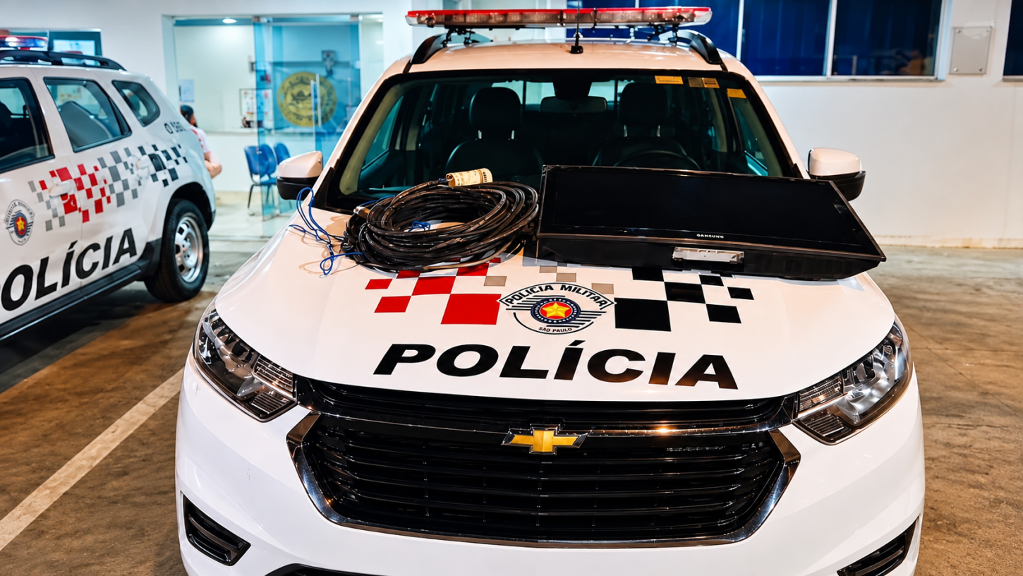 Homem e mulher são presos após arrombar porta de casa e furtar objetos em Pereira Barreto (SP)