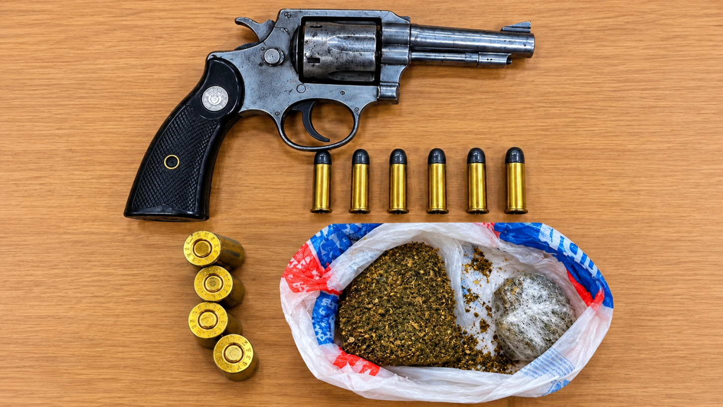 Homens são presos com maconha e revólver usado para tentar matar outro após discussão em Andradina (SP)