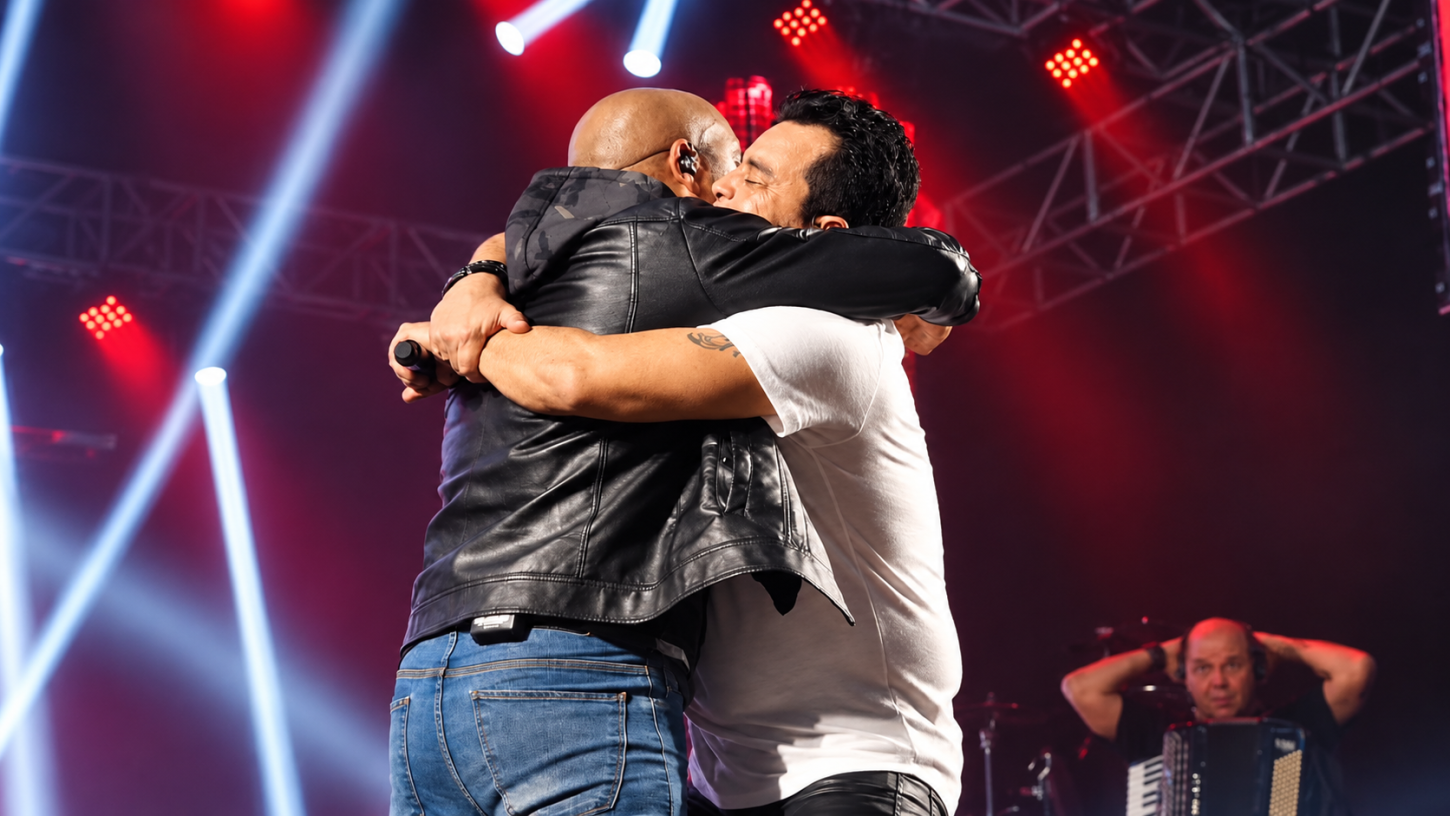 Registro relembra reencontro de Rick e Renner na Festa do Pecador de 2019 em Castilho (SP)